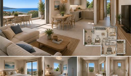 Nuovo appartamento vista mare in classe A+ a Sant'Anna – Budoni